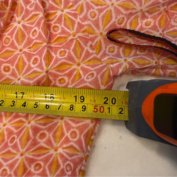 Roberta Roller Rabbit Orange SILK & Cotton Tunic Top/cover Up Women's Sz XS - Picture 6 of 12